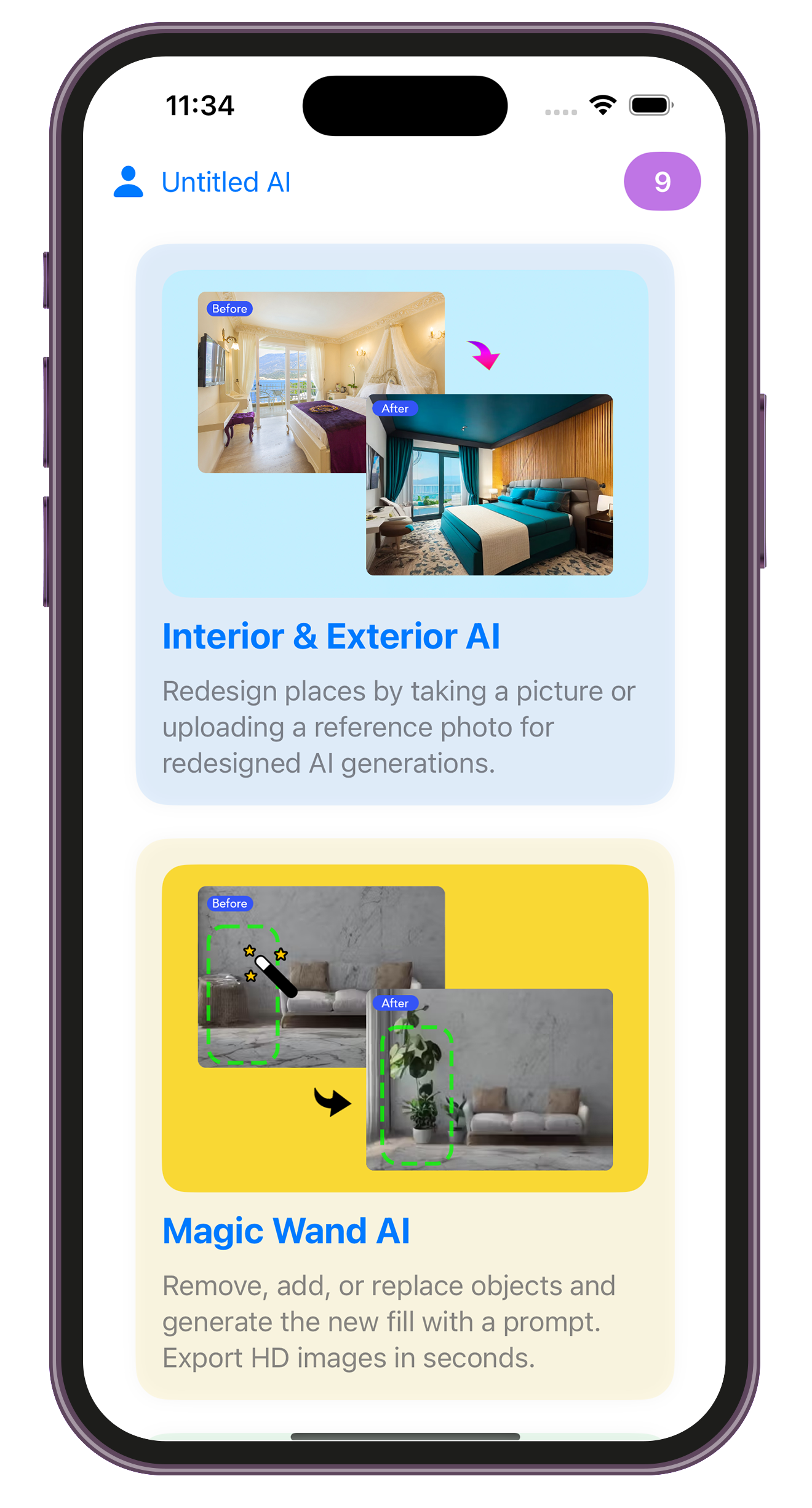 screenshot of Luw AI
